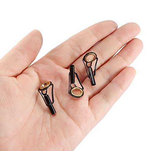 PATIKIL Fishing Rod Tips Repair Kit Stainless Steel Ring Guide for Saltwater Freshwater Fishing - size: 3.6mm