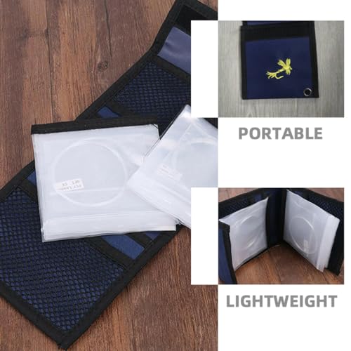 MERRYHAPY Leader Wallet Fly Fishing Line Case with Multi-Layer Breathable Compartments, Fishing Lure Bag and Tackle Storage Binder for Freshwater and Saltwater Anglers