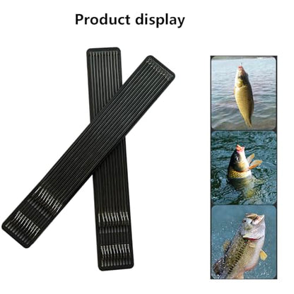 Dyxssm Small Fishing Hooks with Line, Tiny Fishing Hook on Nylon Line (Pack of 20) - size: 6#