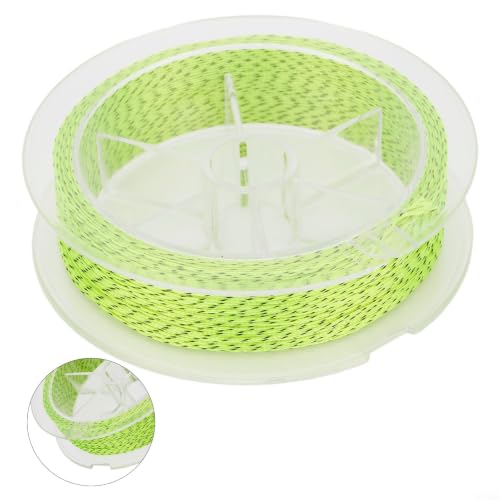 for Braided Fly Line Backing 50m Dacron Fishing Leader with Loop for Trout Bass Salmon Freshwater Saltwater Anglers Strong Low Stretch - size: C