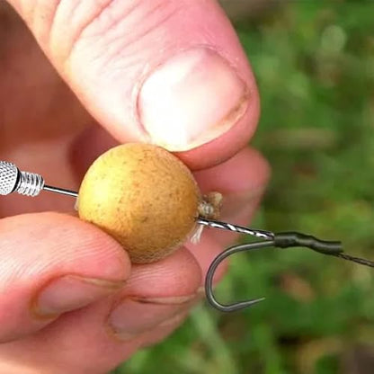 5 in 1 Baiting Needle Tool Fishing Rigging Baits Kits Tool Set Baits Boilie Drill Stringer for Making Rigs Stainless Steel Baiting