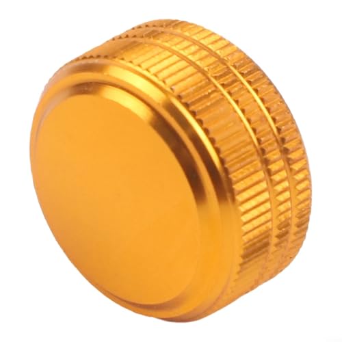 FABULETTA Baitcasting Reel Brake Knob, Fine Tuning Nut M11x0.5, Aluminum Alloy Replacement Part for Daiwa SS SV103SHL Spool Tension Adjustment(gold)