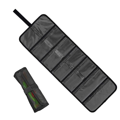 Fishing Tackle Bag Pouch Portable Foldable Waterproof | Trolling Lure Tackle Box Storage Gear for Anglers, Beginners, Enthusiasts, Kayak, Husband, Angler, Beginner, Enthusiast,