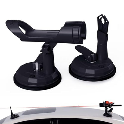 SnapMount S - Suction Cup Fishing Rod Holder for Car - Roof Rack Mount for SUV, Cars & Trucks - Fishing Pole & Fly Rod Holder for Car