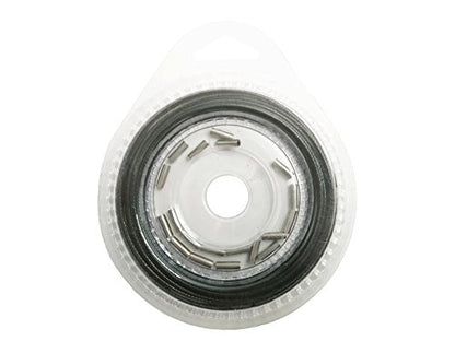 10LB-200LB Fishing line Wire Leader Vinyl Coated Stainless Steel Trace Lures Leader Wire 10 Meter,with 20pcs Crimps Sleeves,Black & Silver Select - size: 100LB