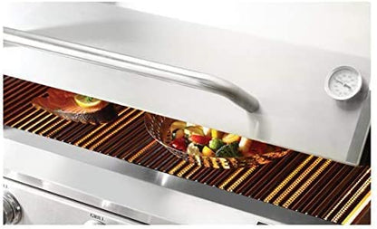 12" Stainless Steel Grill Skillet & Deep Fryer Strainer Basket with Removable Handle - BBQ Grill Pan for Seafood & Vegetables - Outdoor Camping & Backpacking Grilling Accessory by Mr. Bar-B-Q 06753Y - size: 11.99x12 Inch