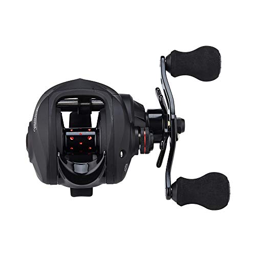 FISHDROPS Baitcaster Reels, 9+1BB, CNC Aluminum Spool, Magnetic Brake System Bait Caster Reel High Speed Gear Ratio 7.0:1 Ultra Smooth Low Profile Baitcasting Fishing Reel - color: Right - Matte Black