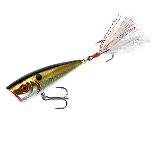 Booyah Boss Pop Topwater Chugger/Popper Fishing Lure - color: Z Shad, size: 3 inch