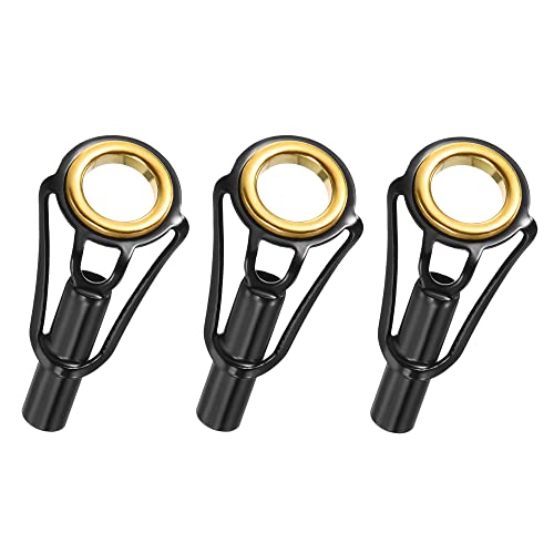 PATIKIL Fishing Rod Tips Repair Kit Stainless Steel Ring Guide for Saltwater Freshwater Fishing - size: 4mm