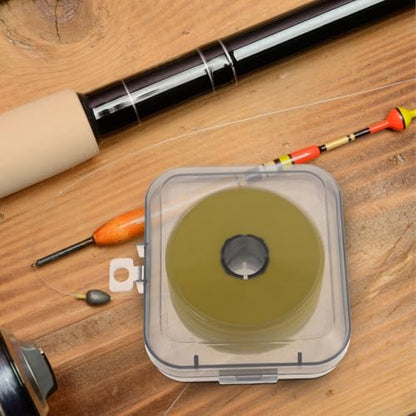 Fishing Line Storage Box with Spool Fishing Line Spooling Accessories Compact Organizer for Anglers for Outdoor Use