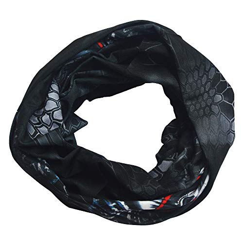 Obacle Neck Gaiter Face Mask Bandana for Dust Wind Sun Protection for Men Women - color: Clown Smile Face Neat Teeth