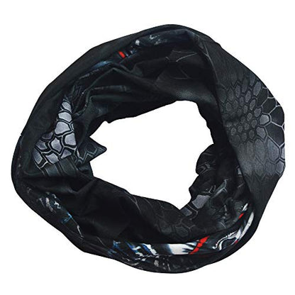 Obacle Neck Gaiter Face Mask Bandana for Dust Wind Sun Protection for Men Women - color: Clown Smile Face Neat Teeth