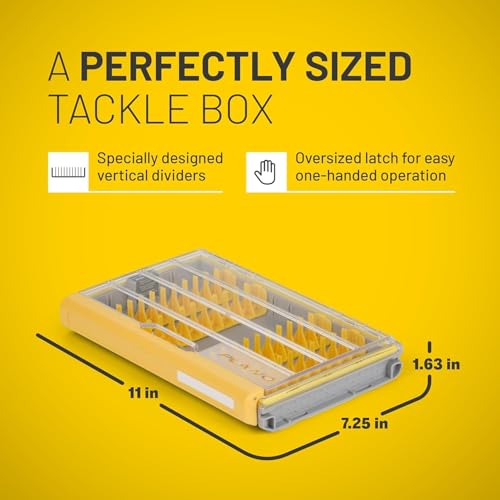 Plano EDGE Series Fishing Tackle Storage Boxes | Premium Tackle Organization with Rust Prevention - style: 3700 Jerkbait Box