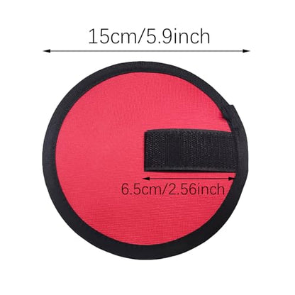 RLECS 6PCS 5.9 Inch Fishing Lure Cover Red Nylon Rod Sleeve Protector Suitable for Sea and Rock Fishing