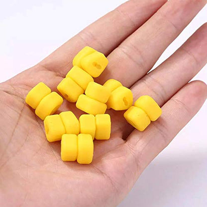 Double Corns Bait Fishing Accessories Fishing Tackle Fishing Boilies Bait Corn Shape Plastic Bait Floating Corn