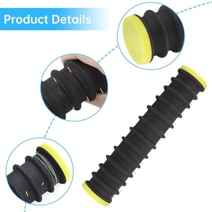 Conskyee 3 PCS Fishing Line Spool Storage Organizer - 12 Slots Each, Tangle-Free Line Winder with Storage Box, Length 20 cm for Fishing Lines, Hooks & Small Gear