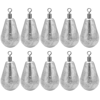 Long Casting Swivel Bell Sinkers Fishing Weights Drop Shot Weights with Swivels Fishing Lead Sinker 1/2oz 3/4oz 1oz 2oz 3oz - size: 3/8oz-10pcs