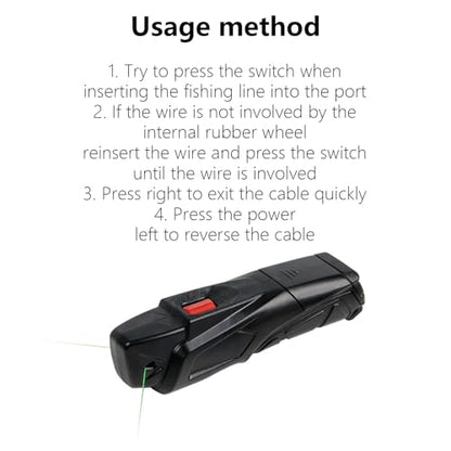 Electric Fishing Line Strippers Portable Fishing Reel Line Spooler Fishing Line Remover 3.5M/S Wire Stripping Tool