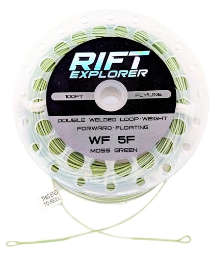 RIFT WF Fly Fishing Line Kit 3 5 6WT Dual Welded Loop Fly Fishing Line Pre-Tied Leader Braided Backing Tippet Fish Line - size: WF 5WT Fly Line Combo