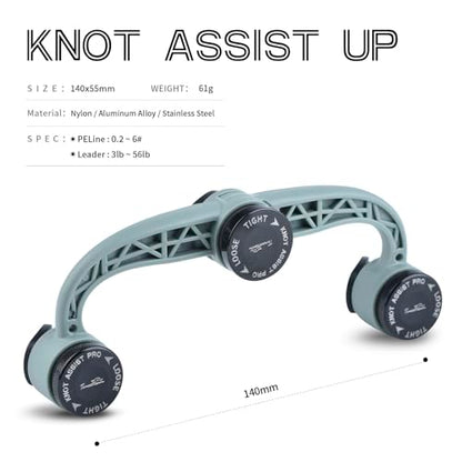 Fishing Bobbin Knotter Assist Knot Tool GT FG PR Line Wire Knotting Machine Fishing Gear