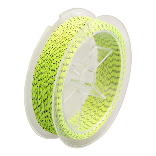 for Braided Fly Line Backing 50m Dacron Fishing Leader with Loop for Trout Bass Salmon Freshwater Saltwater Anglers Strong Low Stretch - size: D