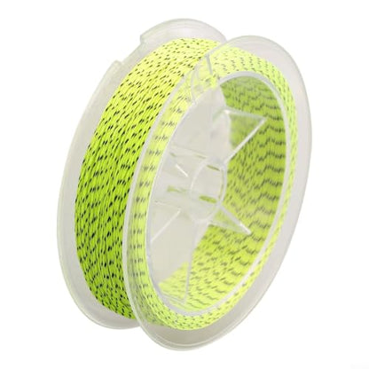 for Braided Fly Line Backing 50m Dacron Fishing Leader with Loop for Trout Bass Salmon Freshwater Saltwater Anglers Strong Low Stretch - size: D