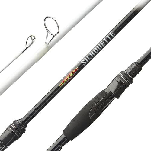Duckett Fishing Silhouette Spinning & Casting Rods, Premium Lightweight Fishing Rod for All Skill Levels, Sensitive Sensi-Touch Blanks, Durable 316 Stainless Micro-Guides - size: 7'0" Medium Fast Spinning
