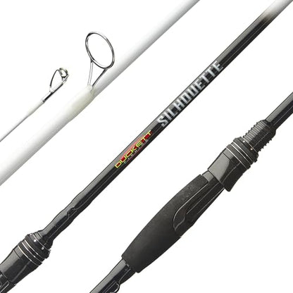 Duckett Fishing Silhouette Spinning & Casting Rods, Premium Lightweight Fishing Rod for All Skill Levels, Sensitive Sensi-Touch Blanks, Durable 316 Stainless Micro-Guides - size: 7'0" Medium Fast Spinning