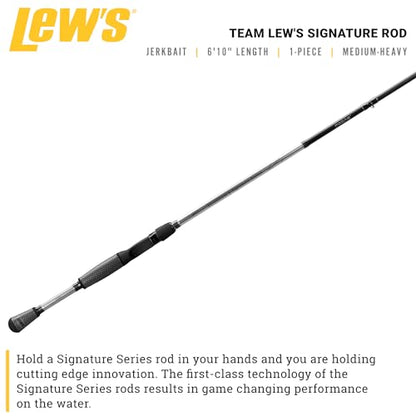 Lew's American Hero Tier 1 Casting Fishing Rod, HM50 Graphite Blank with Stainless Steel Guides, Split Grip EVA Handle, Multicam - size: 6'10", style: Med-heavy Power, Fast Action