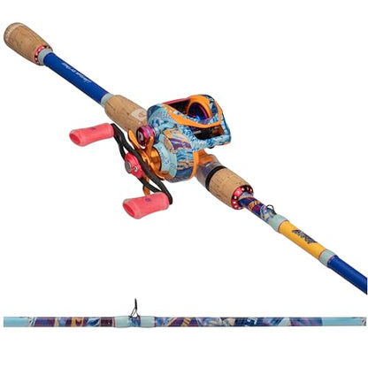 Profishiency Rizz One Piece Rod and Reel Combo - style: 7'2" Rizz Baitcast Rod and Reel Combo