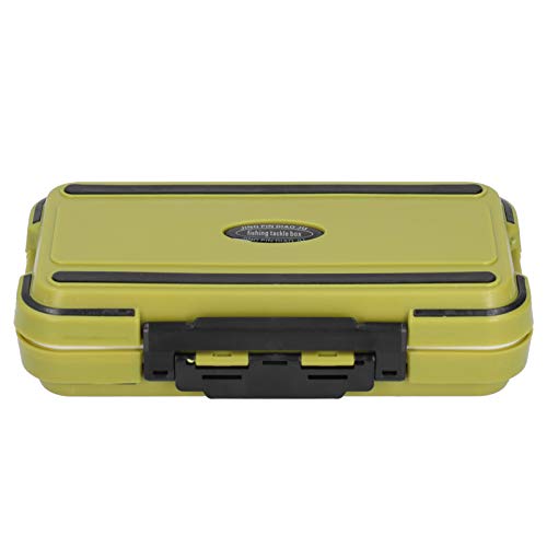 RiToEasysports Fishing Lures Box, Sealed Tackle Storage with Rubber Sealed Strip and Stainless Steel Hinge, for Fishing Accessories Holder
