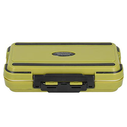 Fishing Lures Box, Waterproof Sealed Storage with Stainless Steel Hinge and Rubber Seal, Fishing Tackle Organizer, for Anglers Boating Lakes Rivers Saltwater Freshwater Trips