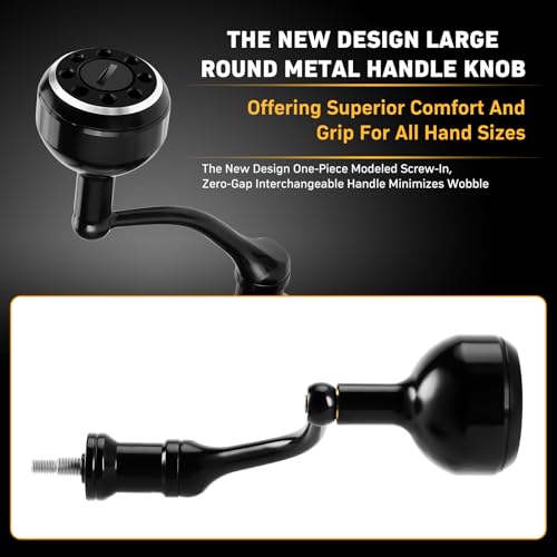 New DF Spinning Reel Saltwater Freshwater Fishing Reel Shallow Aluminum Spool, 5.2:1 Gear Ratio, Upgraded Copper Gears, Metal Handle Knob, Smooth Bearings - size: 2000, style: Deep Line Cup