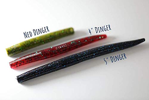 Yum Lures YDG - color: Carolina Pumpkin/Chartreuse, size: 5"