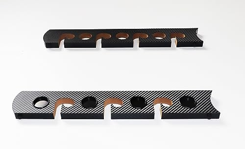 Old Cedar Outfitters Modular Fishing Rod Rack Carbon Mesh Finish Seven Rod and Reel Combo Capacity - color: Carbon Mesh