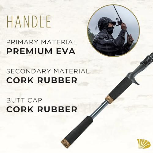 St. Croix Rods Black Bass Casting Rod, RIC, Premium Quality, Durably Sensitive, High Performing Casting Rod - style: 7'1" Medium/Fast 2 Pc.