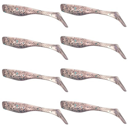 Fishing Lures for Speckled Trout, Redfish, Bass - Louisiana Paddle Tail Swimbaits for Freshwater and Saltwater - color: Holy Joely