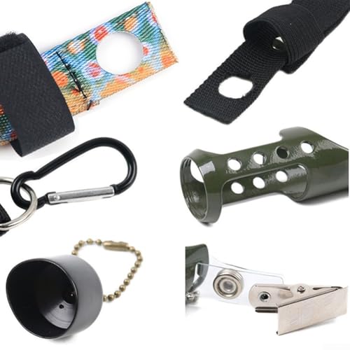 2 Pack Fly Fishing Floatant Bottle Holder With Karabiner Clip Nylon Webbing Sinkant Pouch For Waistcoat Or Jacket Brook Trout Design