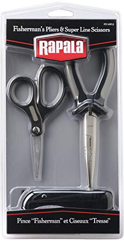 Rapala Pliers and Scissors Combo 6 1/2 Pliers/ Super LineScissors/ Sheath