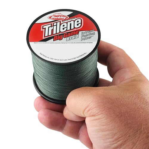 Berkley Trilene Big Game Braid Fishing Line - color: Lo-Vis Green, size: 30lb - 328yd