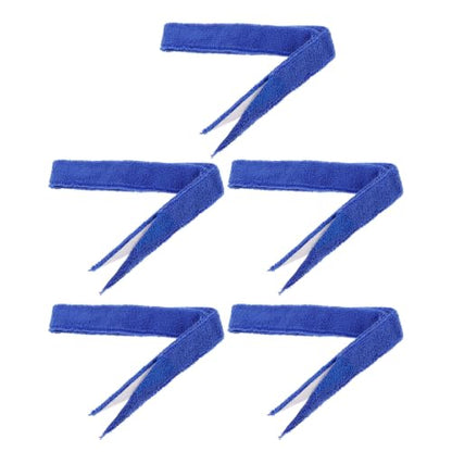 5pcs Blue Fishing Rod Straps Wraps Durable Material and Stable Grip Design Anti-slip Bands for Securely Holding Fishing Rods for Outdoor