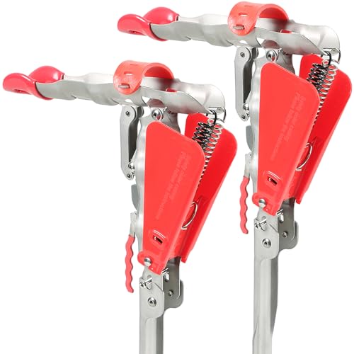 Automatic 2 Spring Fishing Rod Holder 2 Pack | Stainless Steel Folding Rod Stand Spring Loaded Adjustable Sensitivity Fish Pole Rack