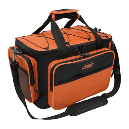 Fishing Tackle Bags,Fishing Bags for Saltwater or Freshwater Fishing,Tackle Box Bag with Padded Shoulder Strap(Not Included Tackle Box Trays)