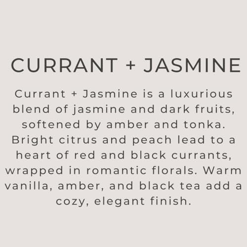 River Birch Currant + Jasmine Scented Linen and Room Spray | Home Fragrance | 4 oz Glass Amber Bottle | Luxury Signature Scent | Handmade in Texas - color: Currant + Jasmine