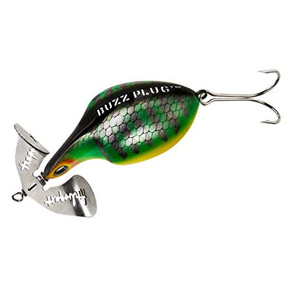 Arbogast Buzz Plug 1 oz Fishing Lure - color: Perch, size: Standard 2 7/8 in, 1 oz