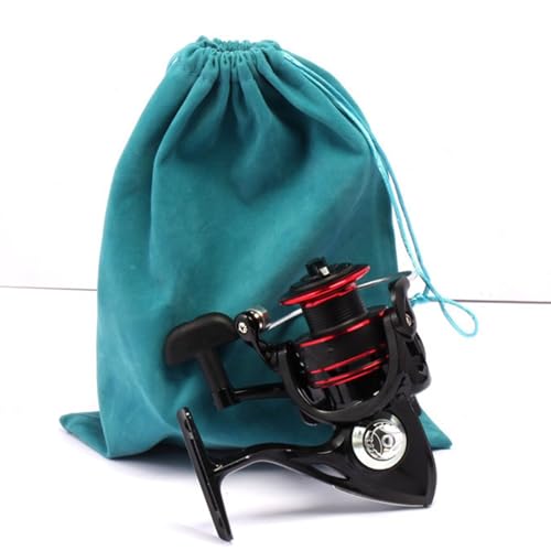 Multifunctional Fishing Tackle Storage Pouches Soft Fabric Protects Gear Compact Design Organizers Bag Fishing Accessories Protective Reel Cover