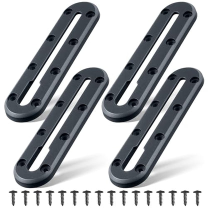 Hohean Kayak Track, Kayak Low Profile Track for Fishing Rod Holder, Kayak Track Accessories for Cup Holder, Kayak Accessories Mount Track, Kayak Rail Track for Paddle Holders - size: 7 Inch