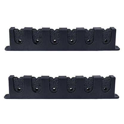Horizontal 3/4/6 Rod Storage Rack Fishing Holder Wall Mount Stand Foam Inserts with Screw for Garage Carp Accessory Holder for Bathrooms On Wall Stand Standing Toilet Travel Children