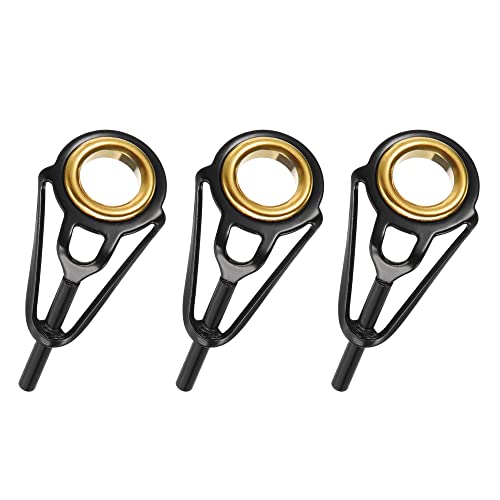 PATIKIL Fishing Rod Tips Repair Kit Stainless Steel Ring Guide for Saltwater Freshwater Fishing - size: 1.4mm