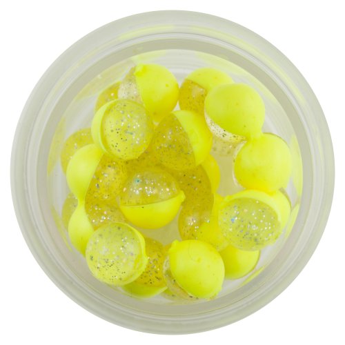 Power Clear Eggs Floating, Clear Green Purple-Pink/Garlic, 5 oz Small Jar- 1 - color: Clear Silver-Fl. Yellow/Garlic